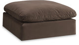 Comfy Fabric Upholstered Modular Ottoman