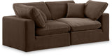 Comfy Modular Sofa - Versatile Contemporary Design with Overstuffed Cushions for Ultimate Comfort