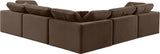 Comfy Modular Sectional – Luxurious Linen Textured Fabric with Plush Down Feather Cushions for Comfort