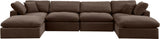 Comfy Modular Sectional - Luxurious Linen Fabric Seating with Plush Cushions for Ultimate Relaxation