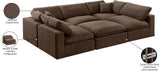 Comfy Modular Sectional Sofa - Stylish Adaptable Seating with Plush Down Feather Cushions & Support