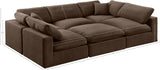 Comfy Modular Sectional Sofa - Stylish Adaptable Seating with Plush Down Feather Cushions & Support