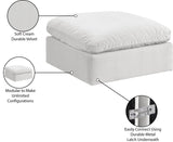 Comfy Fabric Upholstered Modular Ottoman
