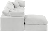 Comfy Modular Sectional Sofa - Luxurious Velvet, Overstuffed Cushions, Versatile Design for Comfort