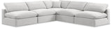 Comfy Modular Sectional - Luxurious Linen Fabric with Overstuffed Cushions for Ultimate Comfort and Style