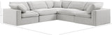 Comfy Modular Sectional – Luxurious Linen Textured Fabric with Plush Down Feather Cushions for Comfort