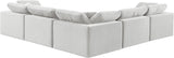 Comfy Modular Sectional – Luxurious Linen Textured Fabric with Plush Down Feather Cushions for Comfort