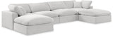 Comfy Modular Sectional - Luxurious Linen Fabric Seating with Plush Cushions for Ultimate Relaxation