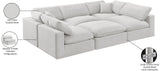 Comfy Modular Sectional Sofa - Stylish Adaptable Seating with Plush Down Feather Cushions & Support