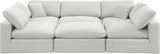 Comfy Modular Sectional Sofa - Stylish Adaptable Seating with Plush Down Feather Cushions & Support