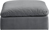 Comfy Fabric Upholstered Modular Ottoman