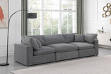 Comfy Modular Sofa - Versatile Linen Textured Design with Overstuffed Cushions for Ultimate Comfort