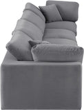 Comfy Modular Sofa - Stylish Linen Textured Design with Overstuffed Cushions for Ultimate Comfort