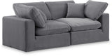 Comfy Modular Sofa - Versatile Contemporary Design with Overstuffed Cushions for Ultimate Comfort