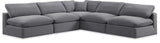 Comfy Modular Sectional - Luxurious Linen Fabric with Overstuffed Cushions for Ultimate Comfort and Style