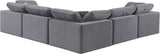 Comfy Modular Sectional – Luxurious Linen Textured Fabric with Plush Down Feather Cushions for Comfort