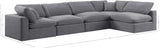 Comfy Velvet Modular Sectional - Luxurious Versatile Seating with Plush Down Feather Cushions