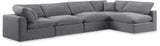 Comfy Velvet Modular Sectional - Luxurious Versatile Seating with Plush Down Feather Cushions