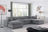 Comfy Modular Sectional - Luxurious Linen Fabric Seating with Plush Cushions for Ultimate Relaxation