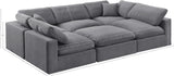 Comfy Modular Sectional Sofa - Stylish Adaptable Seating with Plush Down Feather Cushions & Support