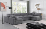 Comfy Modular Sectional - Versatile Contemporary Design with Plush Down Feather Cushions for Comfort