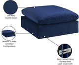 Comfy Fabric Upholstered Modular Ottoman