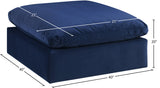 Comfy Fabric Upholstered Modular Ottoman