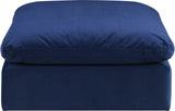 Comfy Fabric Upholstered Modular Ottoman
