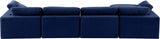 Comfy Velvet Modular Sectional - Adaptable Seating with Plush Down Feather Cushions for Ultimate Comfort
