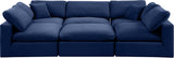 Comfy Modular Sectional Sofa - Stylish Adaptable Seating with Plush Down Feather Cushions & Support
