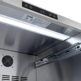 ZLINE 24" Touchstone 168 Can Outdoor-Rated Dual Refrigerator Drawer, Panel Ready, RDSPO-24