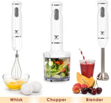 Moss & Stone 300W Hand Blender with Chopper & Whisk