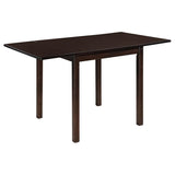 Kelso Rectangular 52-Inch Extension Dining Table Cappuccino