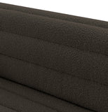 Cascade Loveseat - Modern Curved Arm Design with Deep Channel Tufting for Ultimate Comfort and Style