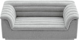 Cascade Loveseat - Modern Curved Arm Design with Deep Channel Tufting for Ultimate Comfort and Style