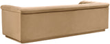 Cascade Boucle Fabric Sofa - Modern Elegance with Curved Arms and Deep Channel Tufting for Comfort