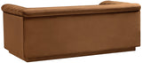 Cascade Loveseat - Modern Curved Arm Design with Deep Channel Tufting for Ultimate Comfort and Style