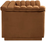 Cascade Loveseat - Modern Curved Arm Design with Deep Channel Tufting for Ultimate Comfort and Style