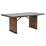 Sherwood 5-Piece Rectangular Dining Table Set – Brown