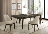 Reseda 5-Piece Rectangular Dining Set – Ash Brown