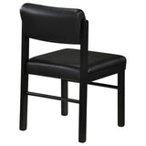 Kehoe Upholstered Dining Side Chair Black (Set of 2)