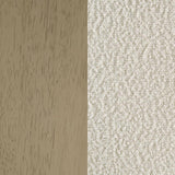 Kehoe Upholstered Counter Height Chair Cream and Natural Oak (Set of 2)