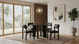 Strouse 5-Piece Dining Set – Black