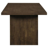 Decker 7-Piece 82-Inch Rectangular Dining Set Black and Walnut