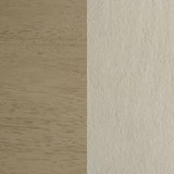 Redbridge Upholstered Side Chair Cream and Natural Oak (Set of 2)