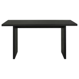 Decker 70-inch Rectangular Wood Counter Height Dining Table Black