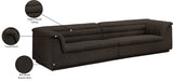 Cascade Modular Sofa - Elegant Curved Design with Deep Channel Tufting for Ultimate Comfort and Style