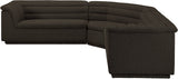Cascade Modular Sectional - Sleek Curved Arms & Deep Channel Tufting for Ultimate Comfort & Style