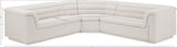 Cascade Modular Sectional - Sleek Curved Arms & Deep Channel Tufting for Ultimate Comfort & Style