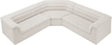 Cascade Modular Sectional - Sleek Curved Arms & Deep Channel Tufting for Ultimate Comfort & Style
